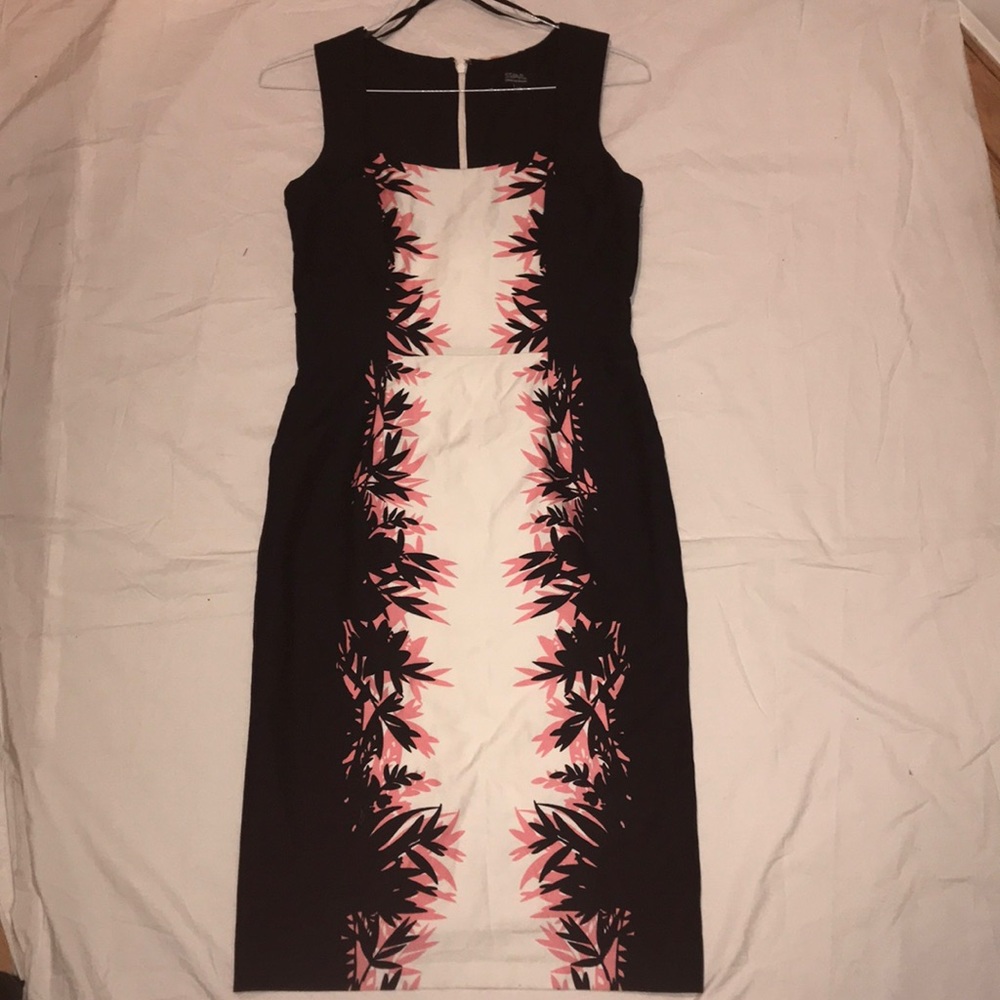 Sheath dress UK size 10 placement print